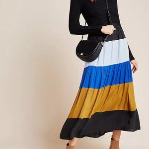 DOLAN LEFT COAST Collection Freja Tiered Maxi Skirt